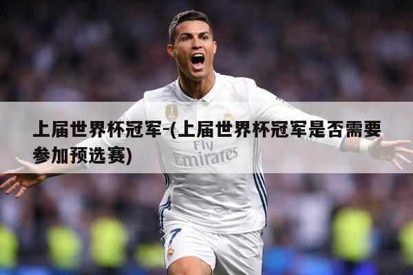 上届世界杯冠军-(上届世界杯冠军是否需要参加预选赛)